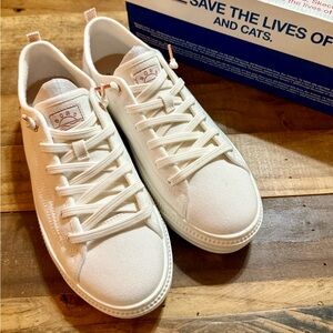 BOBS from Skechers Vegan “Copa” Sneakers with Memory Foam - Off White